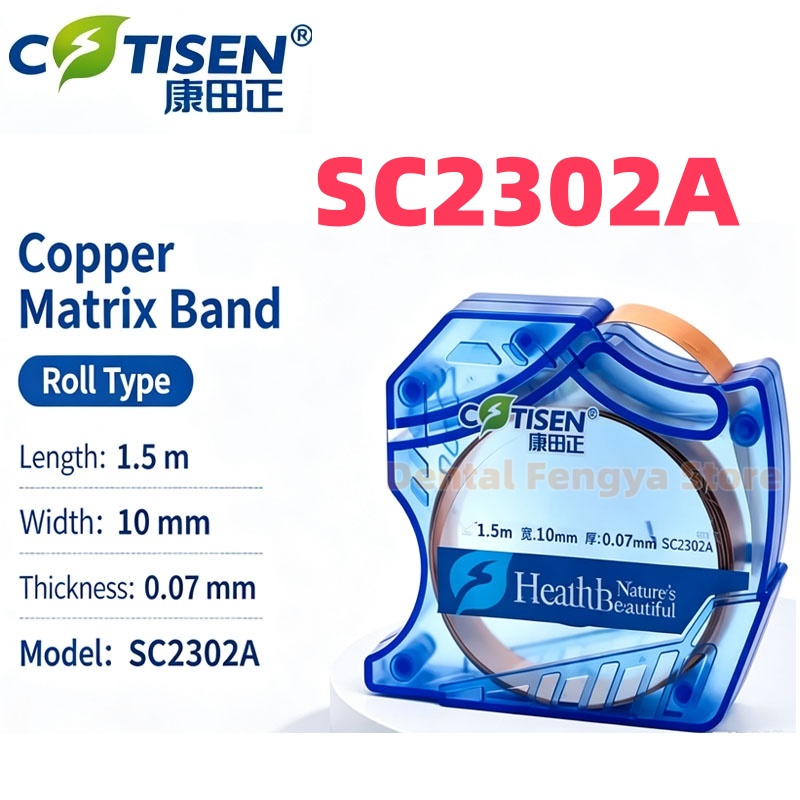 Copper Wire Roll - 1.5m/Roll COTISEN Dental Copper Matrix Band