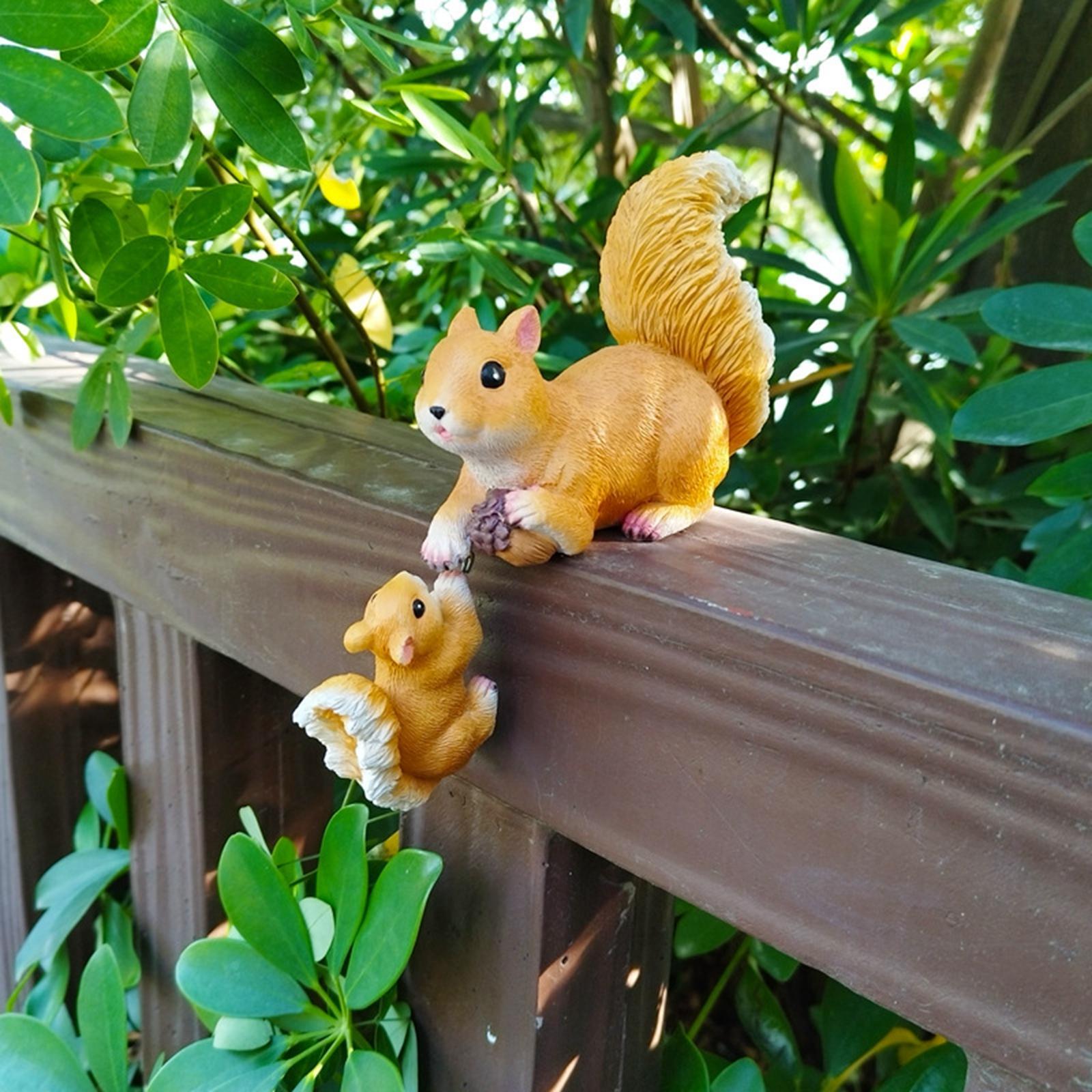 Garden Squirrel Ornament Resin - Bonsai Garden Art review and price