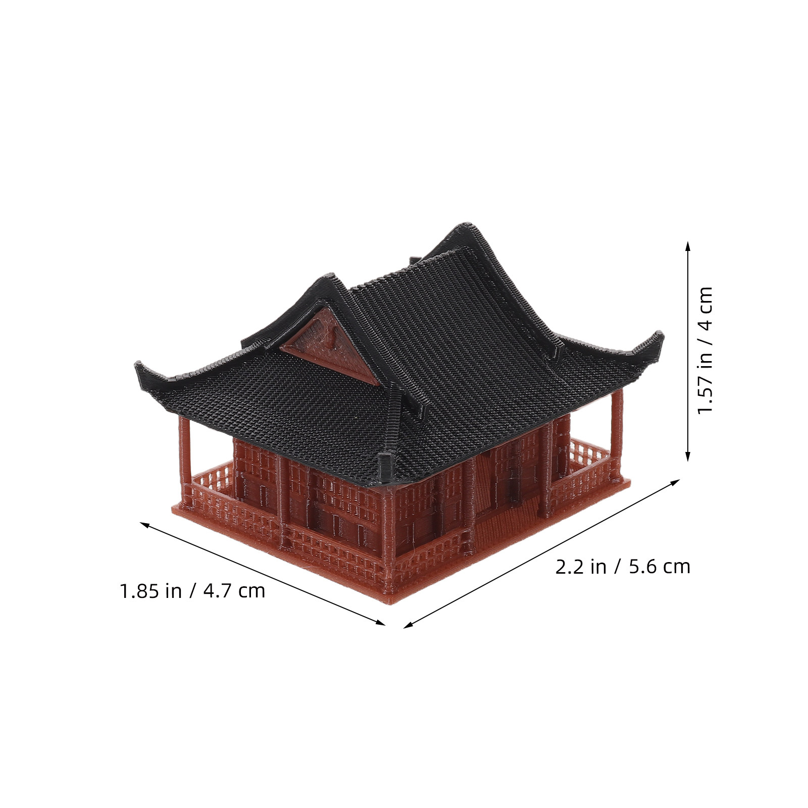 Mini Pavilion Statue Layered D - Bonsai Garden Landscape Design review and price