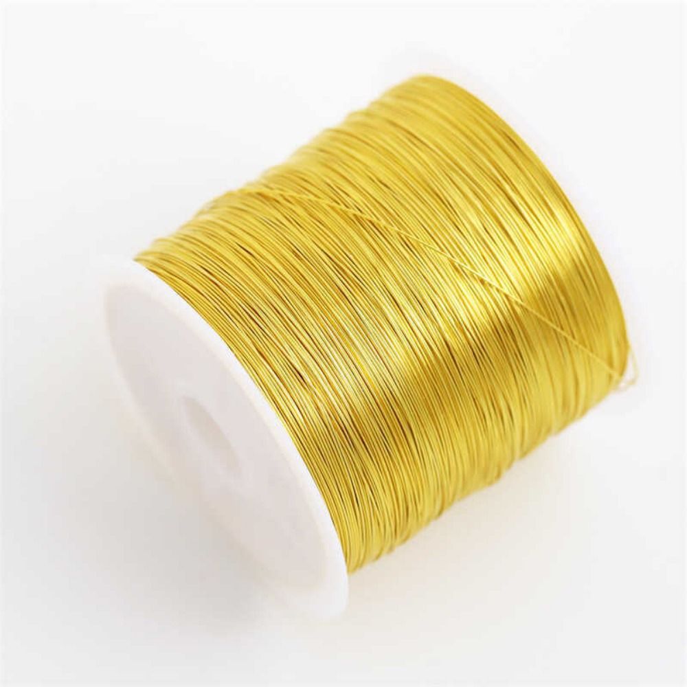 100m/roll Gold Plated Color Pr - Copper Wire Roll review and price
