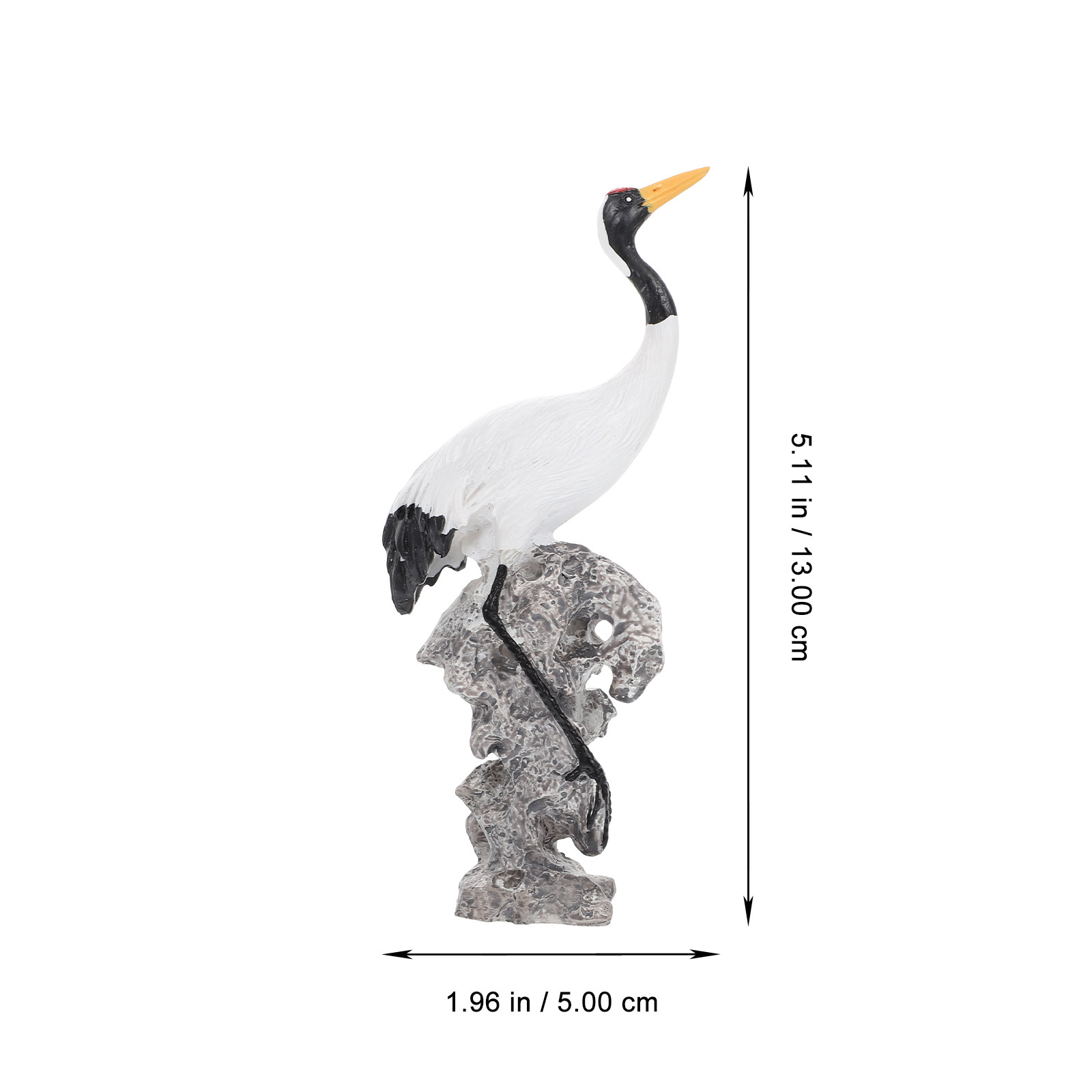 1Pcs Ceramic White Crane Ornam - Bonsai Garden Art review and price