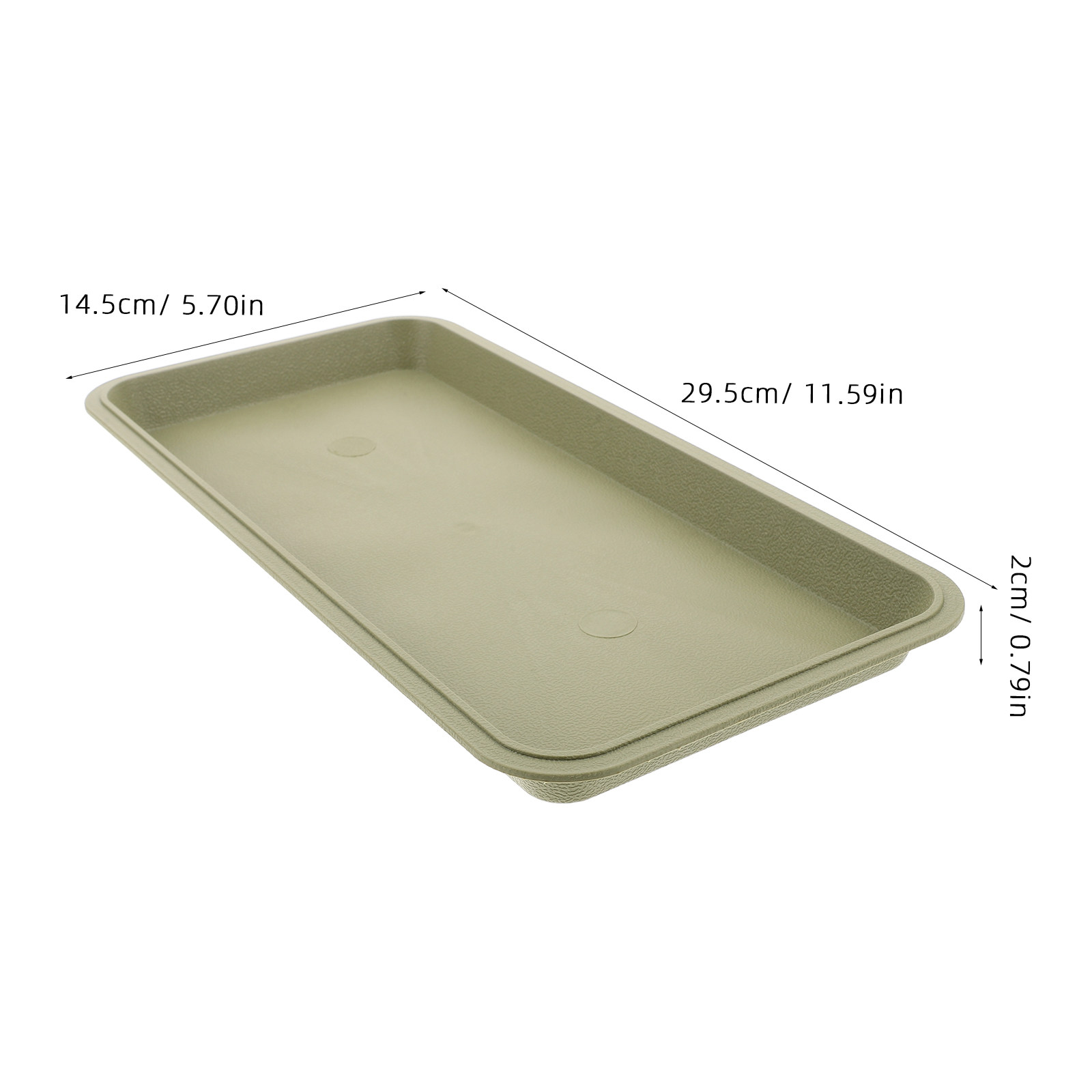 Rectangular Plastic Plant Tray - Drip Tray Saucer review and price