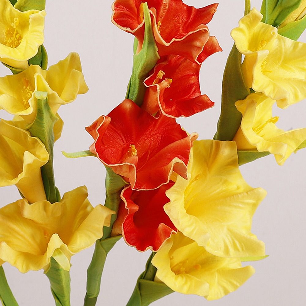 PU Artificial Gladiolus Branch - Bonsai Garden Art review and price
